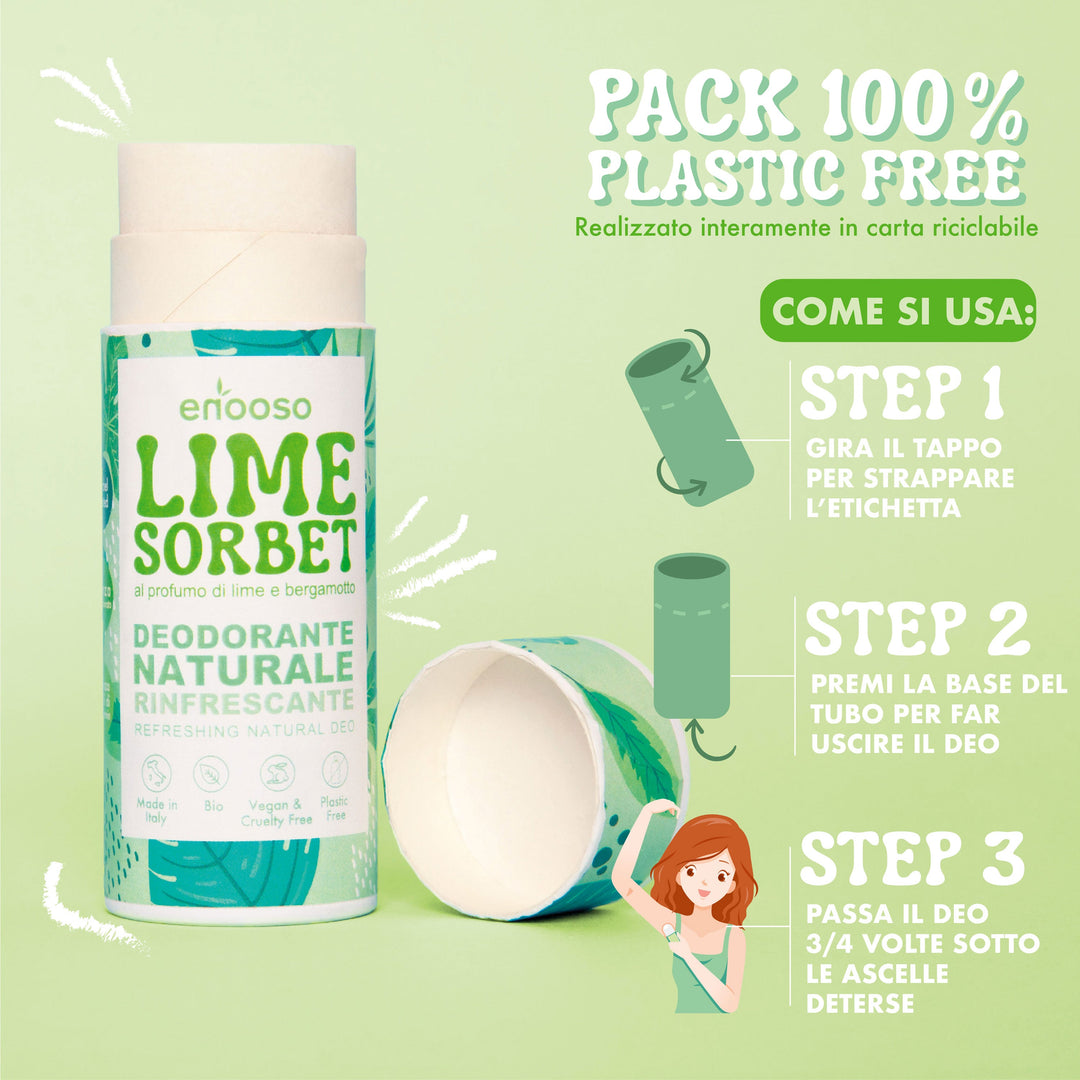 Deodorante Solido Rinfrescante - Lime Sorbet