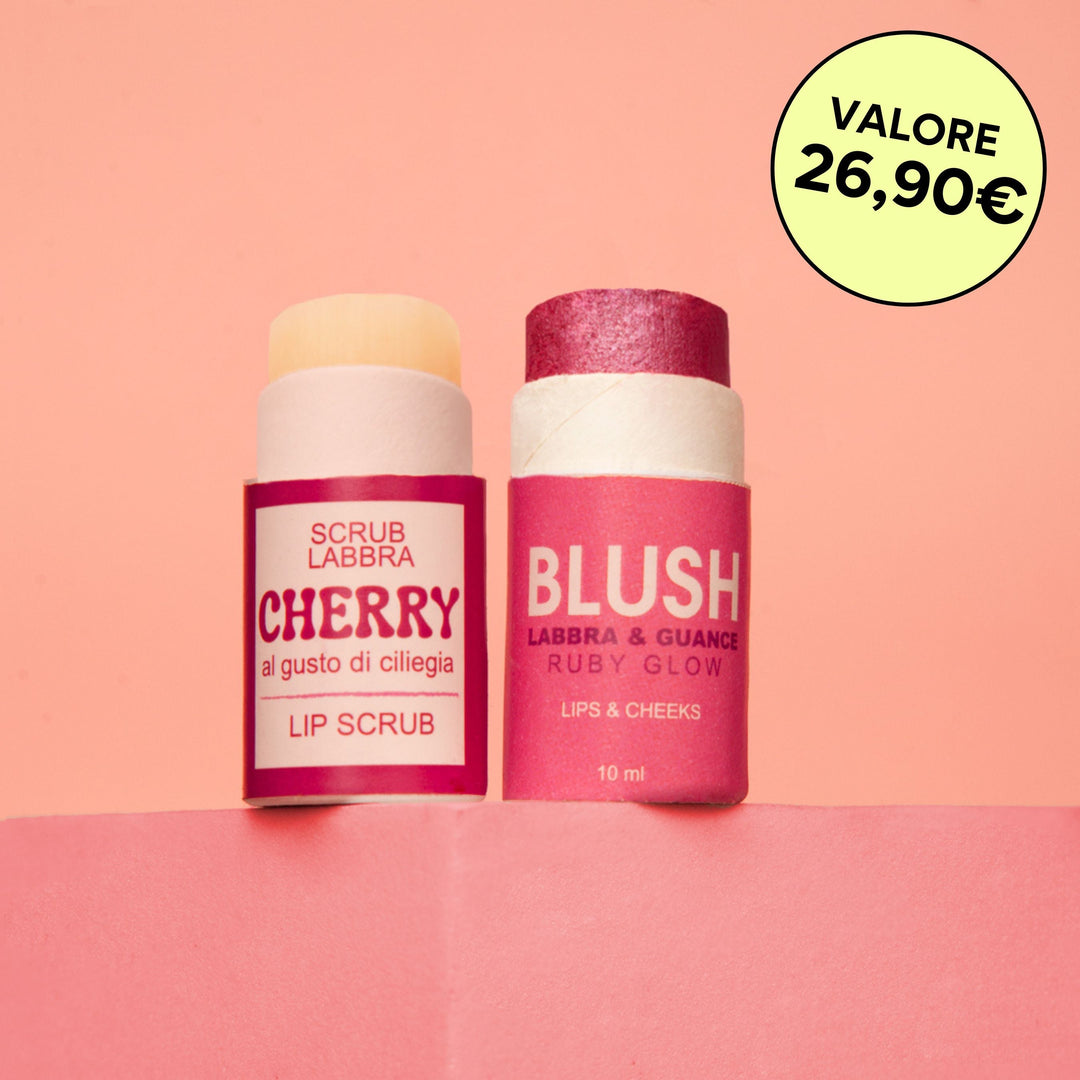 Scrub labbra + Blush Ruby Glow
