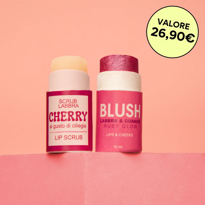 Scrub labbra + Blush Ruby Glow