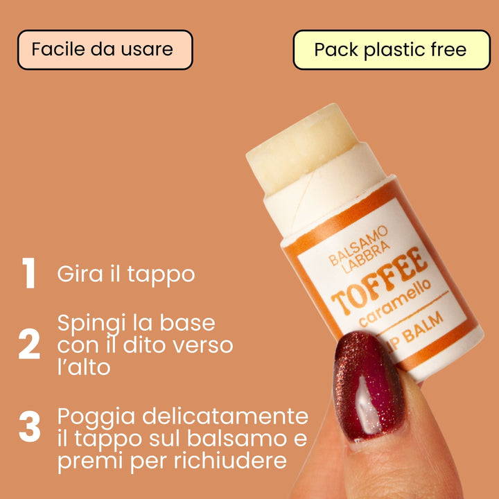 Balsamo Labbra TOFFEE - Caramello
