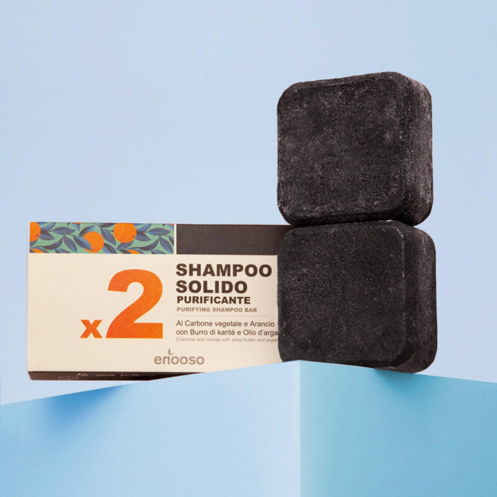 Shampoo Solido Purificante per capelli Grassi x2