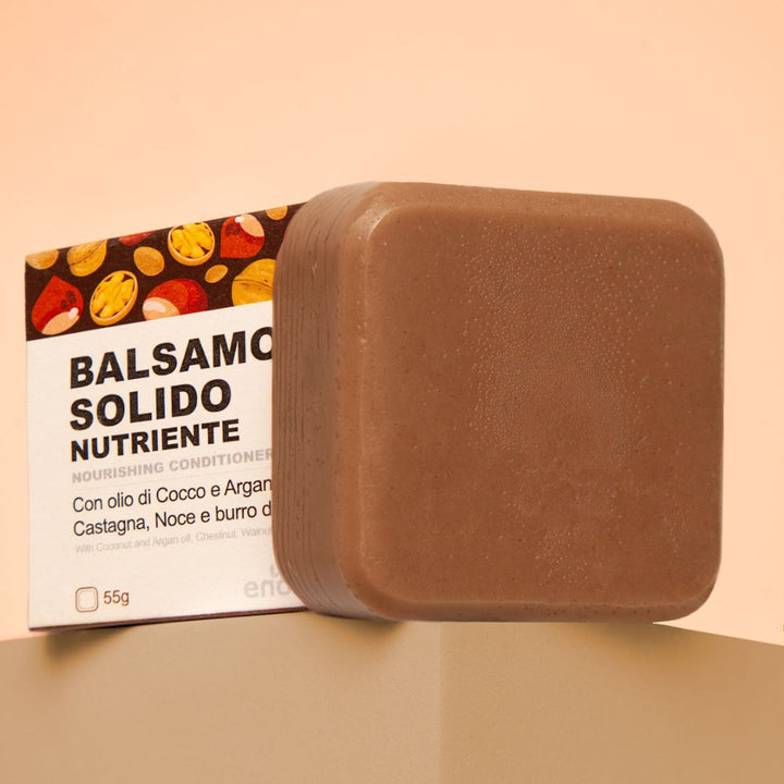 Balsamo Solido Nutriente per capelli Crespi