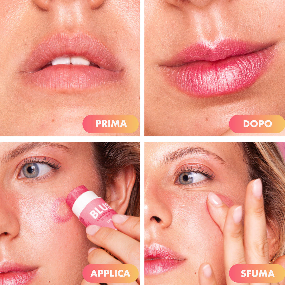 Scrub labbra + Blush Ruby Glow