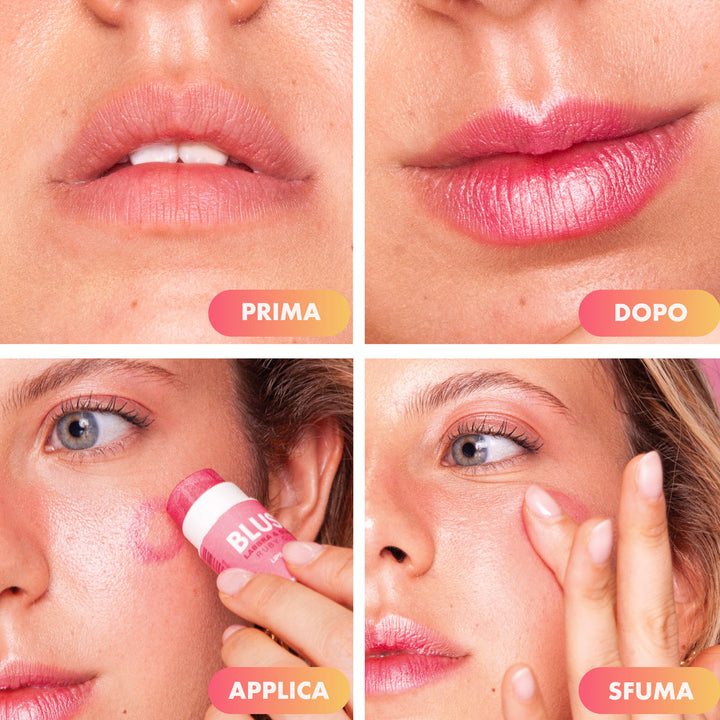 Blush Labbra e Guance - Ruby Glow
