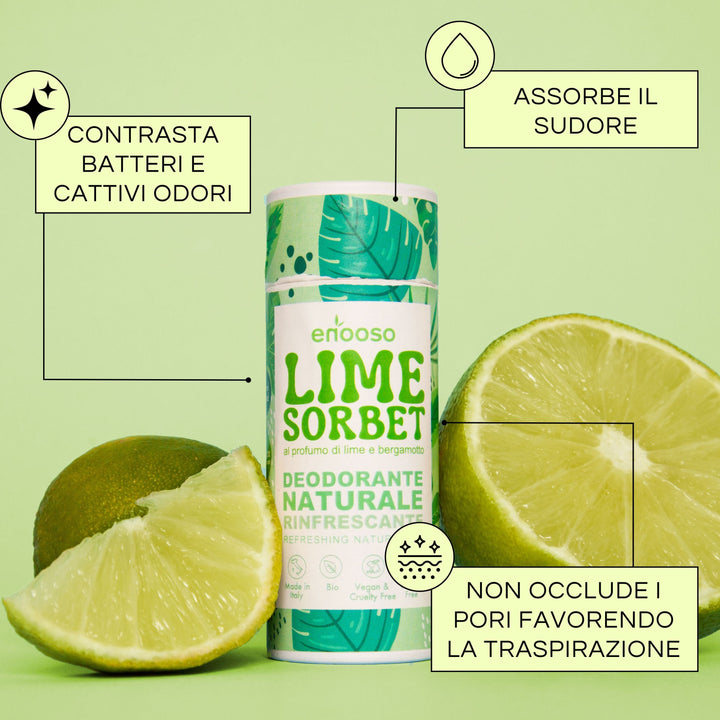 Deodorante Solido Rinfrescante - Lime Sorbet