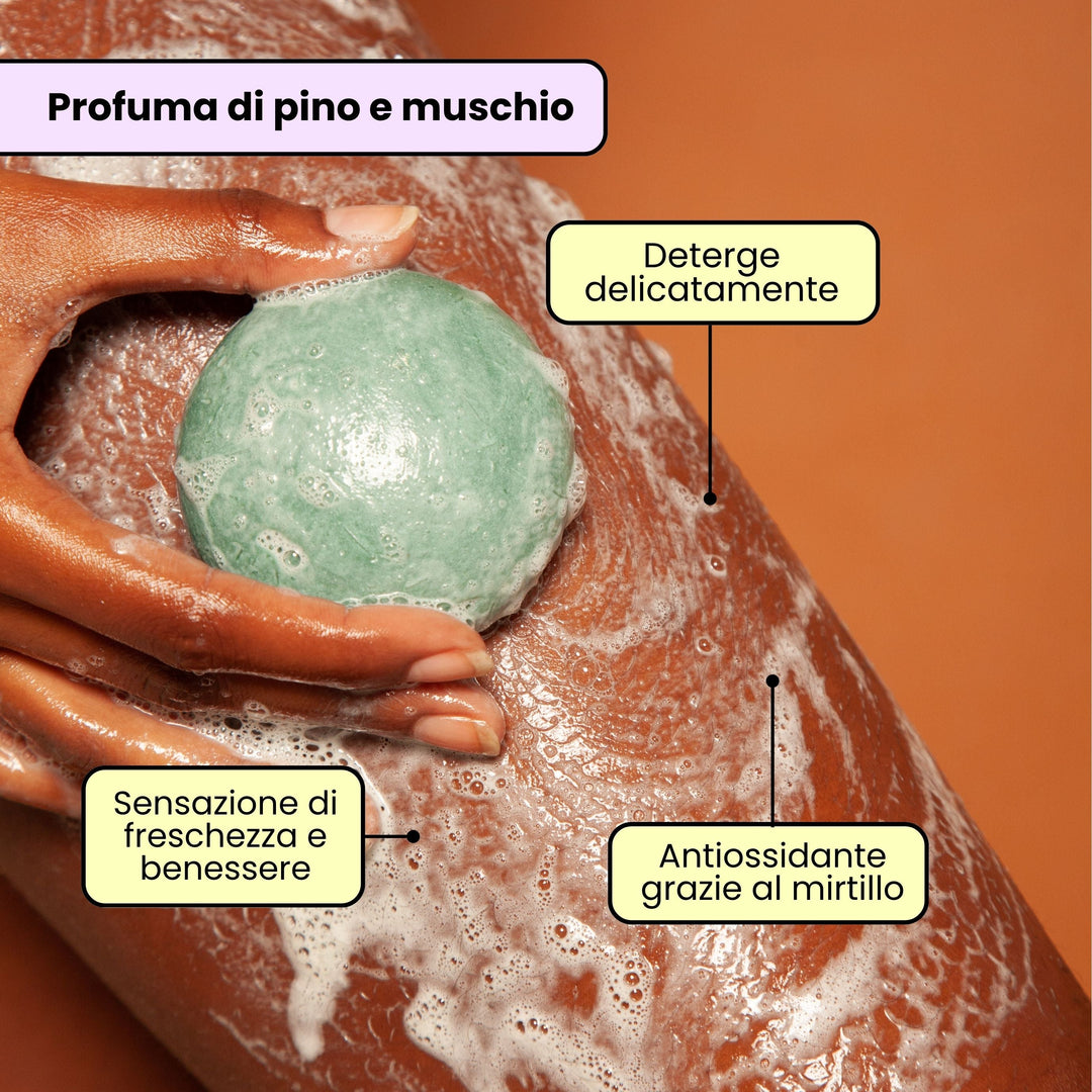 Docciaschiuma Rinfrescante - Quercia, Malva e Mirtillo