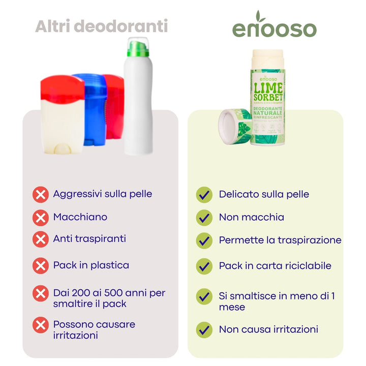 Deodorante Solido Rinfrescante - Lime Sorbet