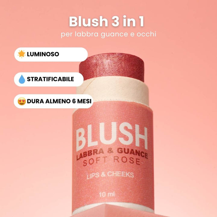 Balsamo labbra + Blush Soft Rose