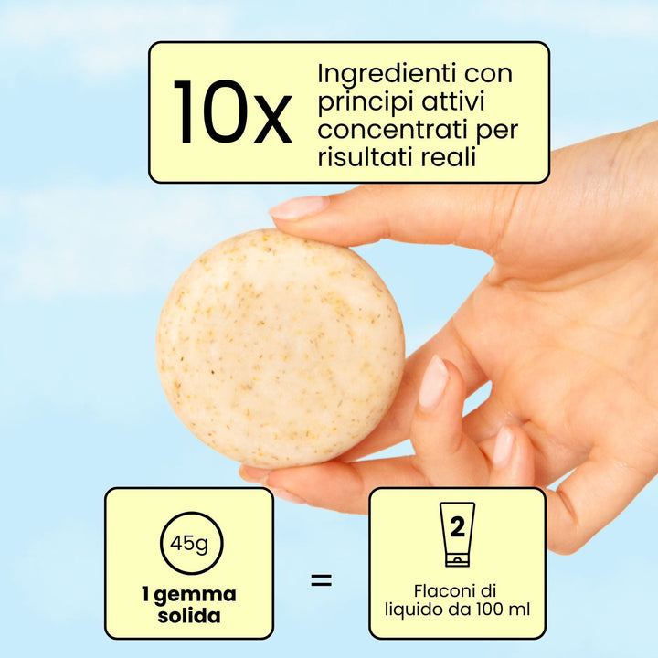 Detergente viso esfoliante