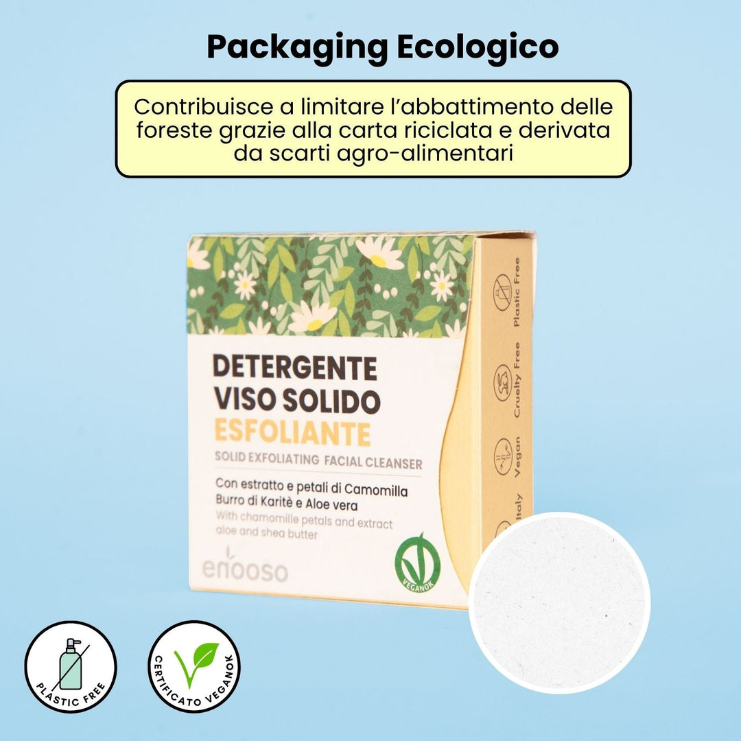Detergente viso esfoliante