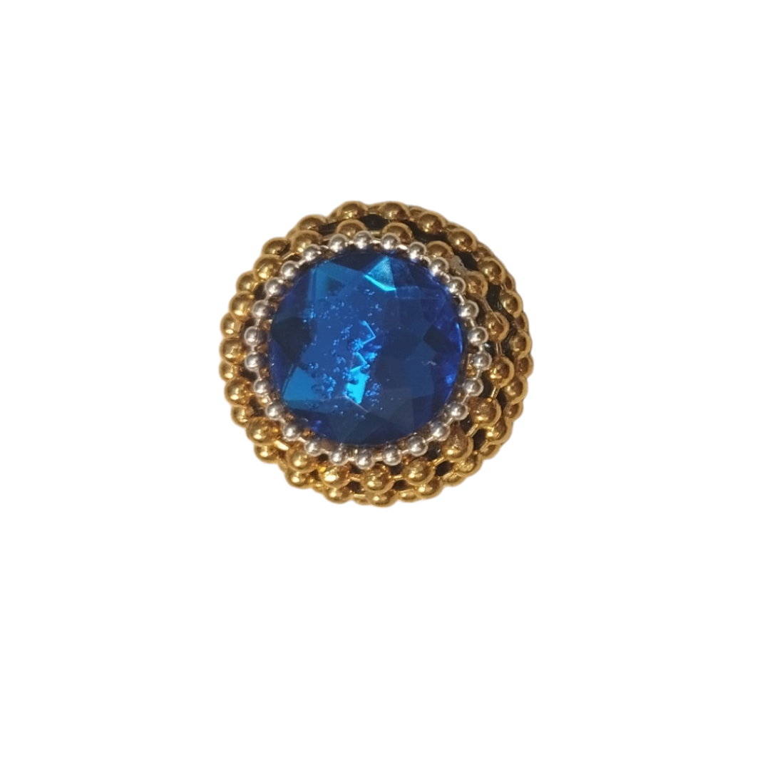 N.2 Cravatta Gioiello Blu Araldico