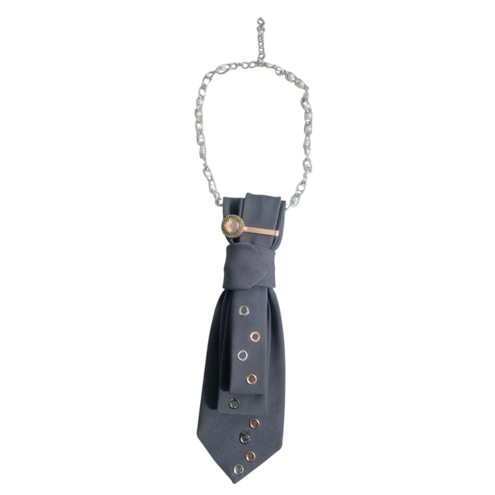 N.4 Cravatta Gioiello Rebel Grey