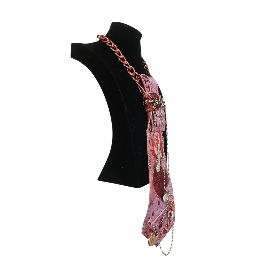 N.11 Cravatta Gioiello Donna Hearts