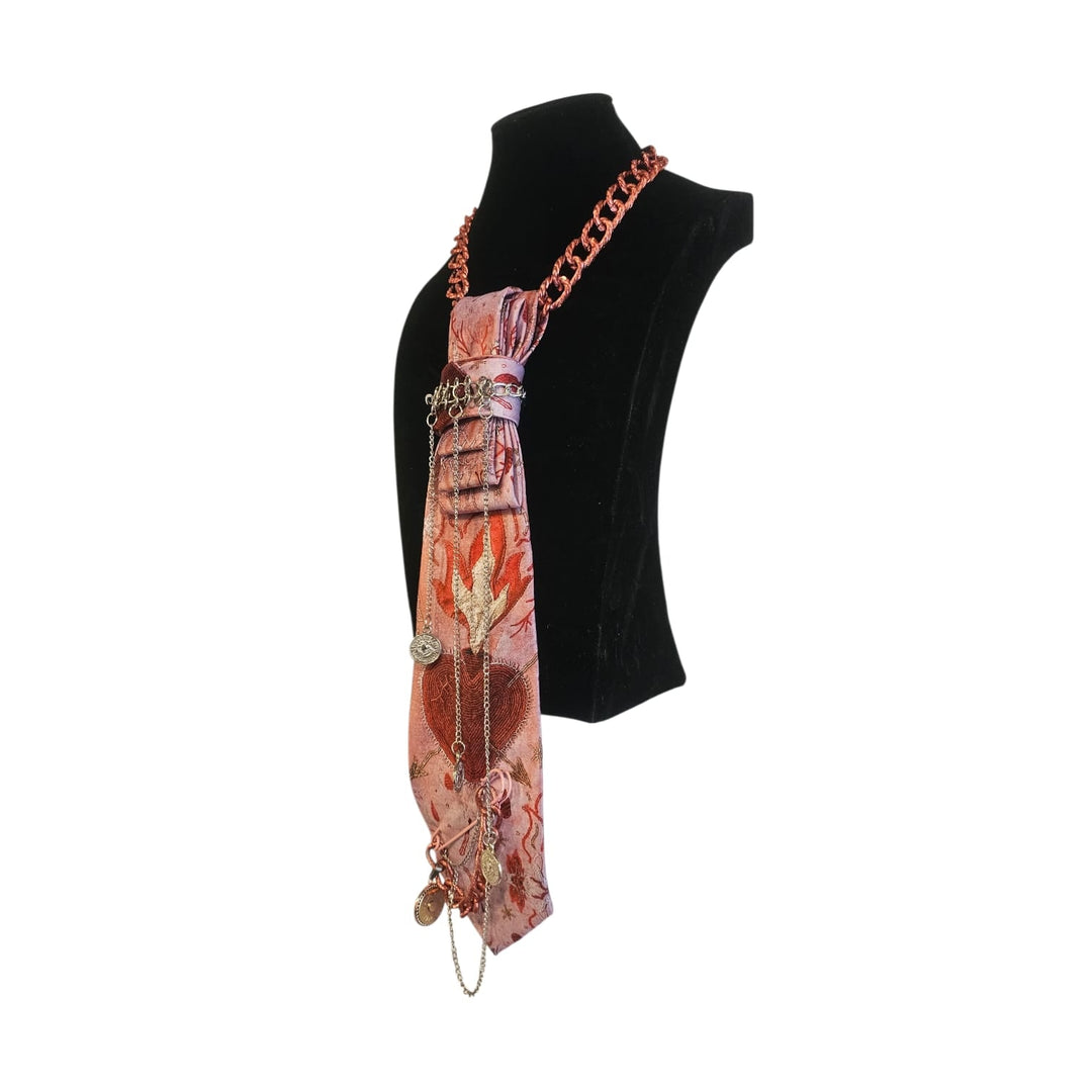 N.11 Cravatta Gioiello Donna Hearts