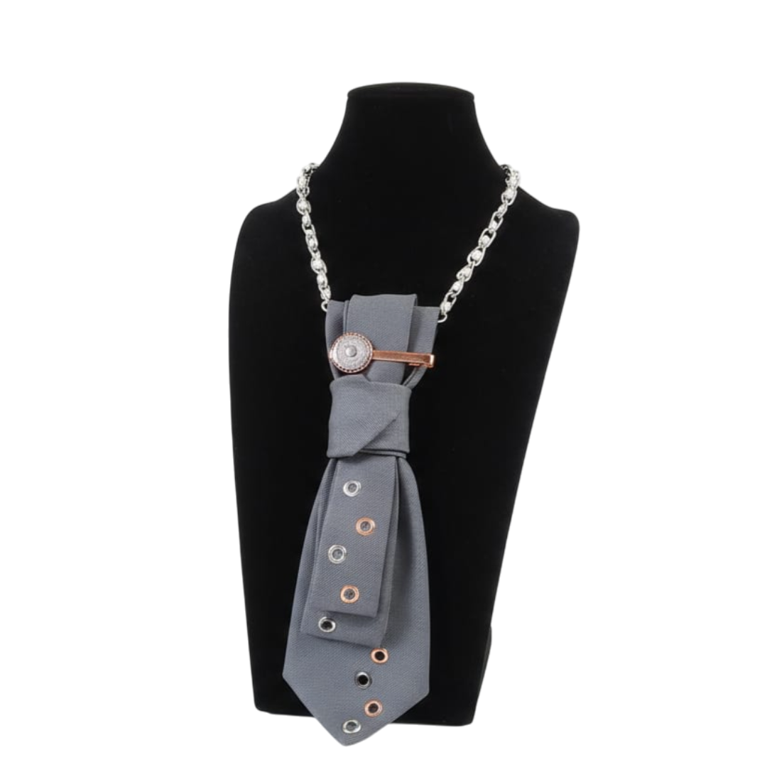 N.4 Cravatta Gioiello Rebel Grey