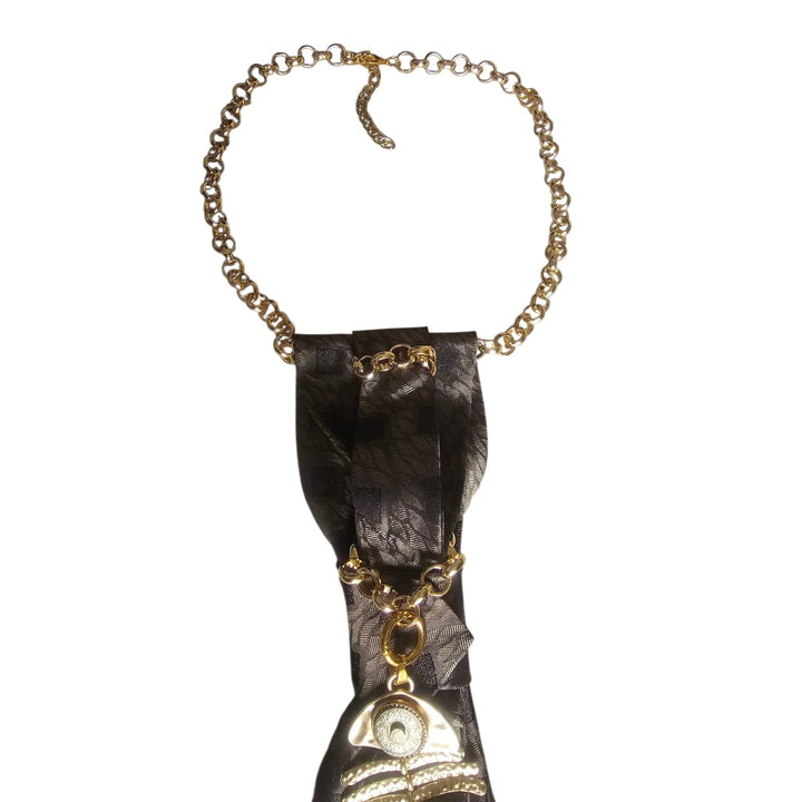 N.6 Cravatta Gioiello Mystic Fish Gold