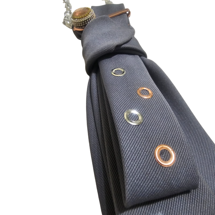 N.4 Cravatta Gioiello Rebel Grey