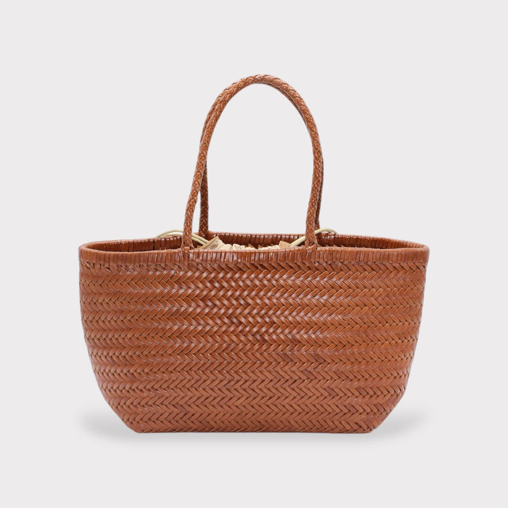 Lou SOOK - Borsa in pelle fatta a mano - caramello