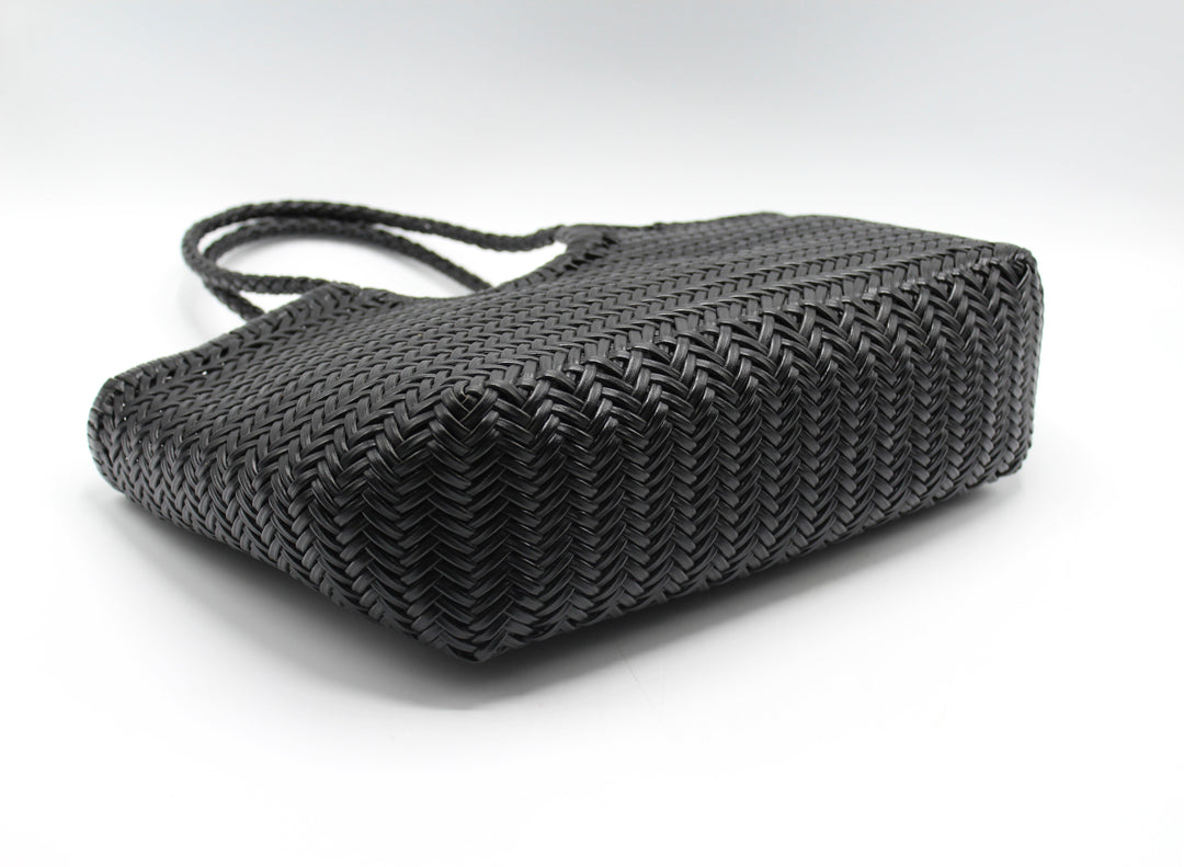 Carmel SOOK - Borsa in pelle intrecciata a mano - nero