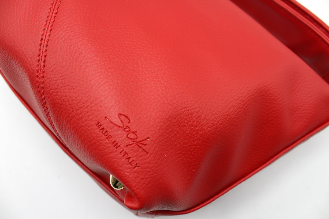 Evy SOOK - Borsa vegana a base di cactus e arancia - rosso