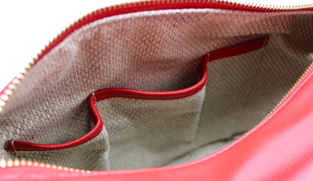 Evy SOOK - Borsa vegana a base di cactus e arancia - rosso