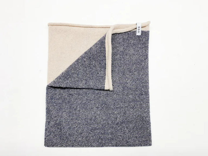 Ganzo a righe in cashmere rigenerato