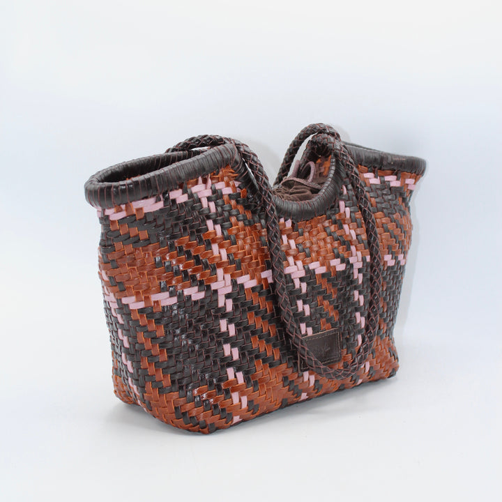 Francine SOOK - Borsa in pelle intrecciata a mano