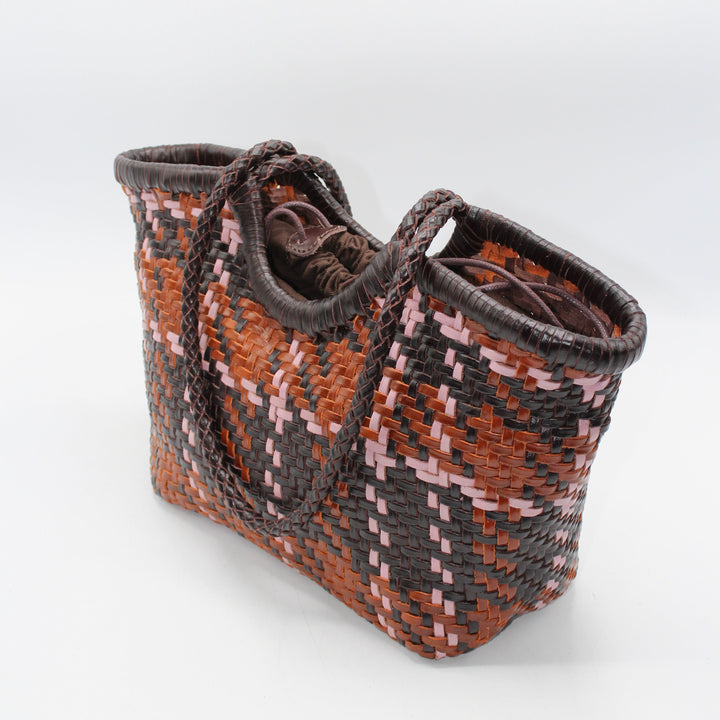 Francine SOOK - Borsa in pelle intrecciata a mano