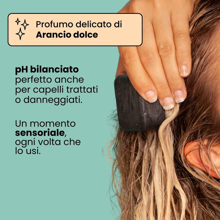 Shampoo Solido Purificante per capelli Grassi x2