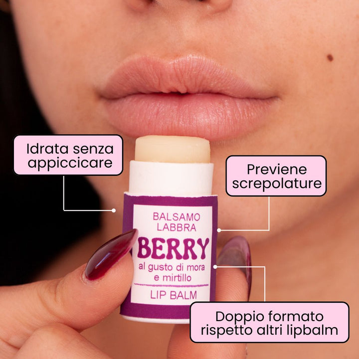 Balsamo Labbra BERRY - Mora e Mirtillo