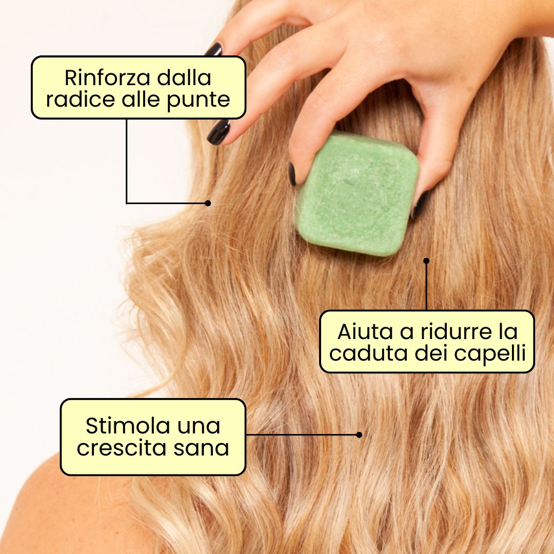 Shampoo Solido Rivitalizzante Biotina e Rosmarino