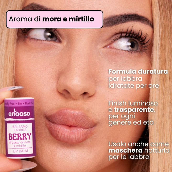 Balsamo Labbra BERRY - Mora e Mirtillo