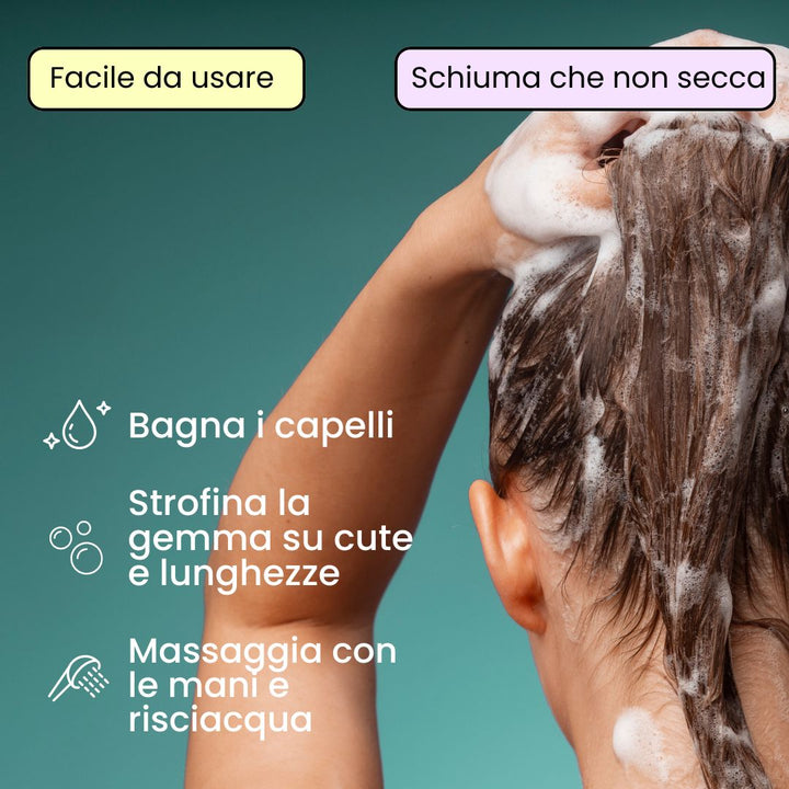 Shampoo Solido Rivitalizzante Biotina e Rosmarino