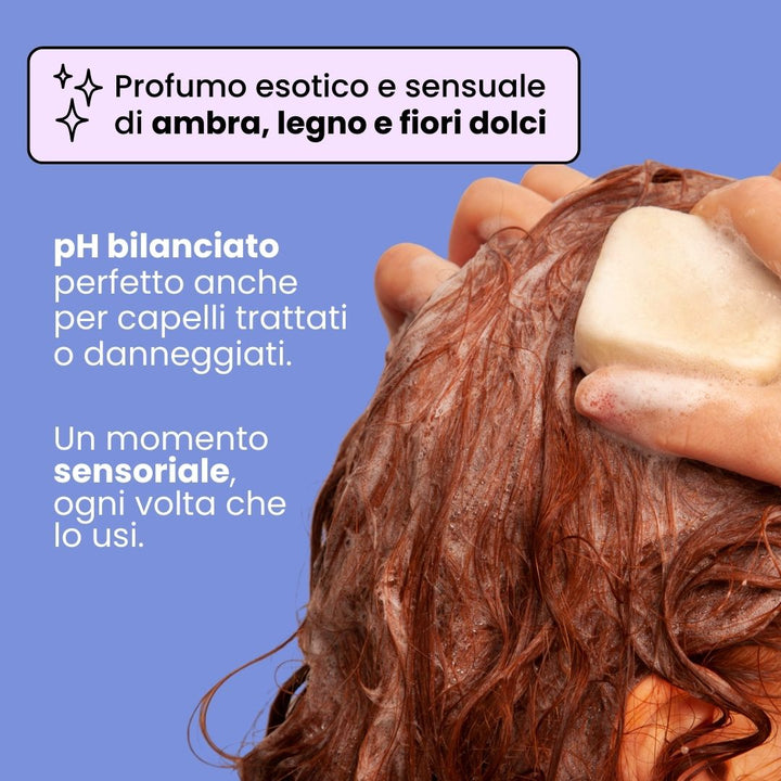 Shampoo Solido Anticrespo per Capelli Secchi o Ricci