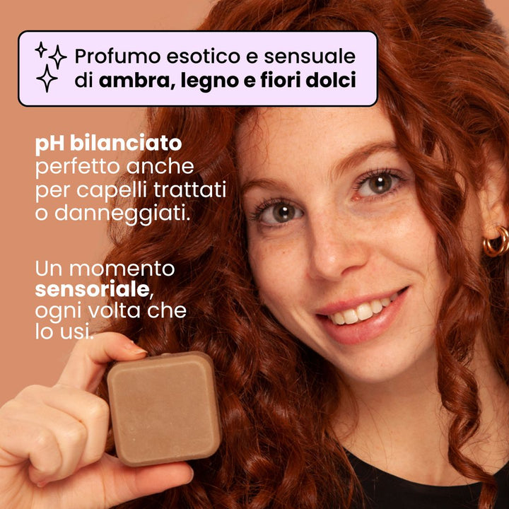 Balsamo Solido Nutriente per capelli Crespi