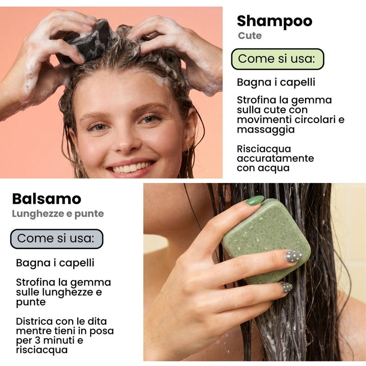 Set Solido Capelli Grassi – Purifica Senza Seccare
