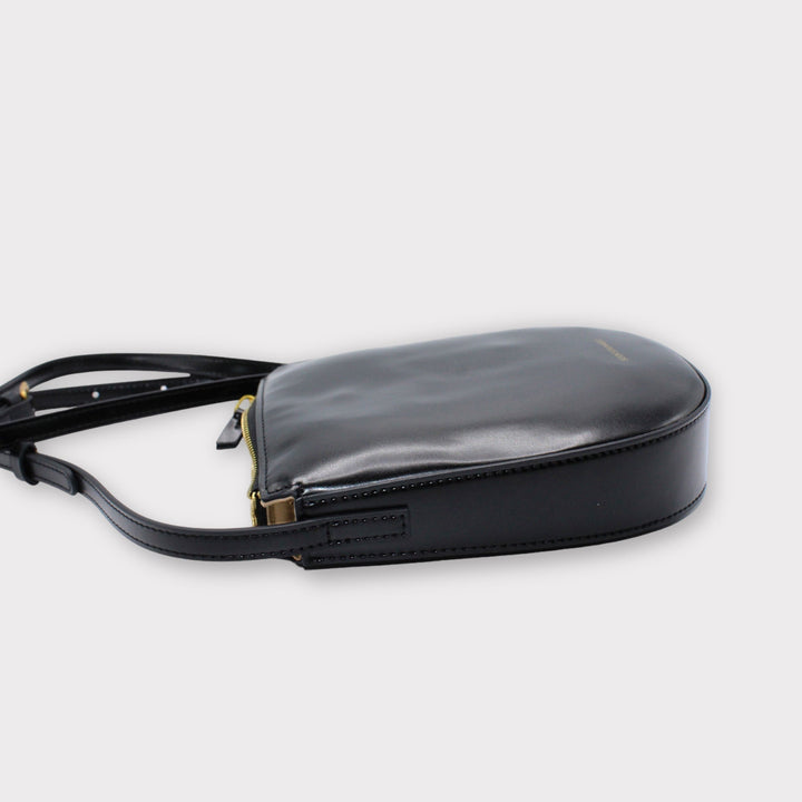 Eva SOOK - Borsa con cinturino in pelle di mela - nero