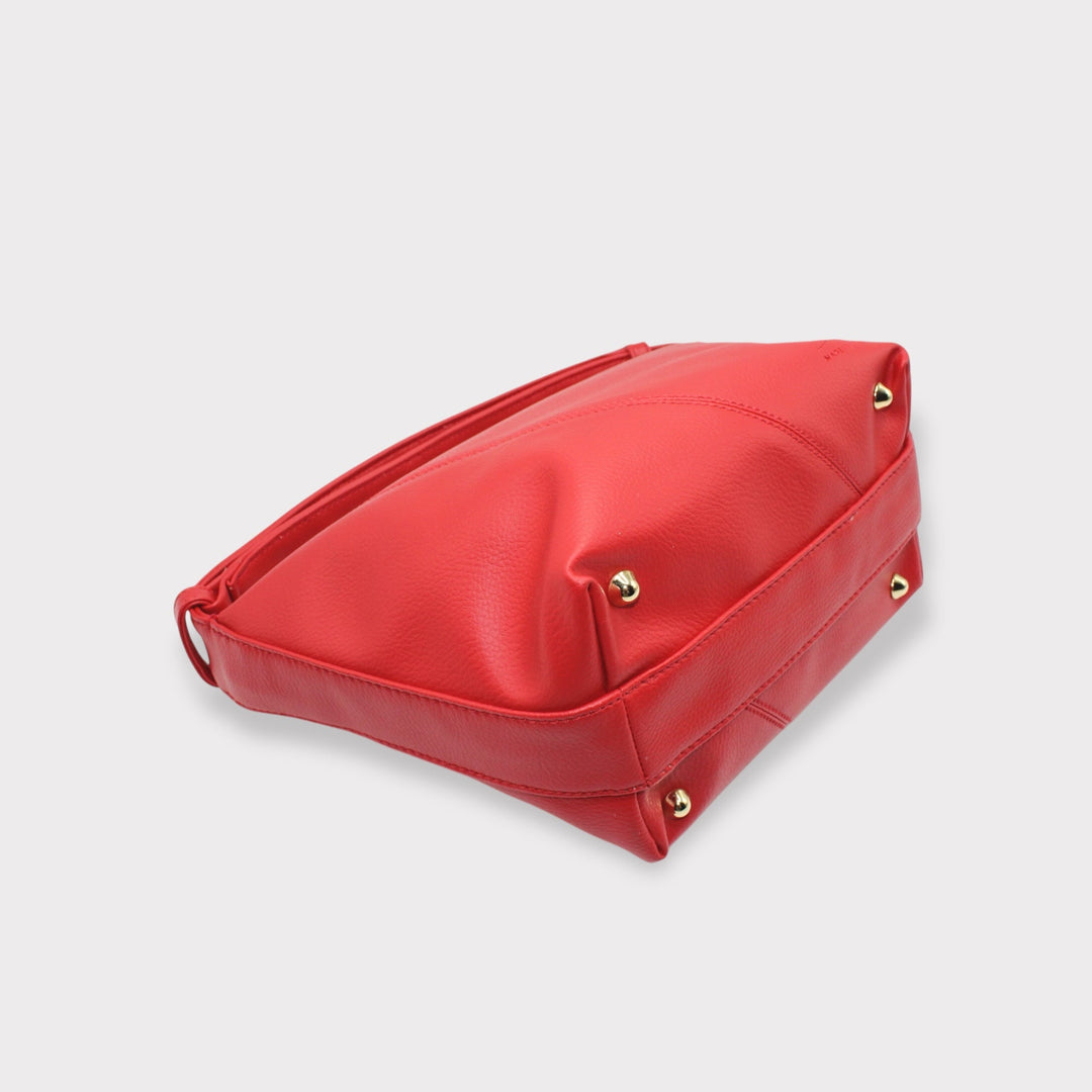 Evy SOOK - Borsa vegana a base di cactus e arancia - rosso