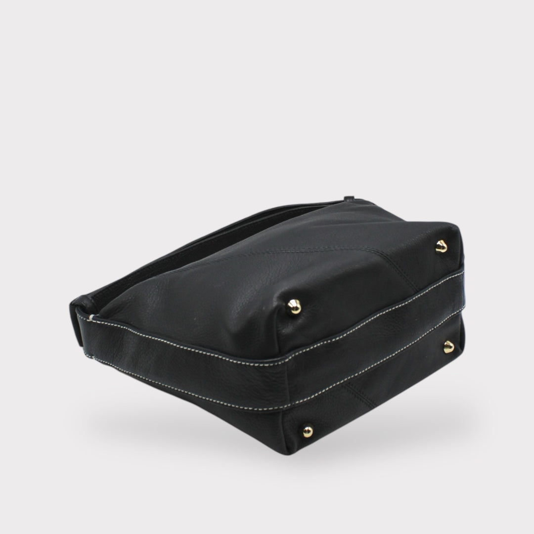 Evy SOOK - Borsa in pelle fatta a mano in Italia - nero