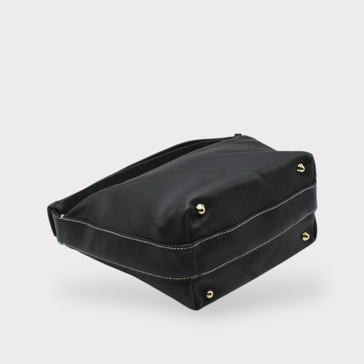 Evy SOOK - Borsa in pelle fatta a mano in Italia - nero