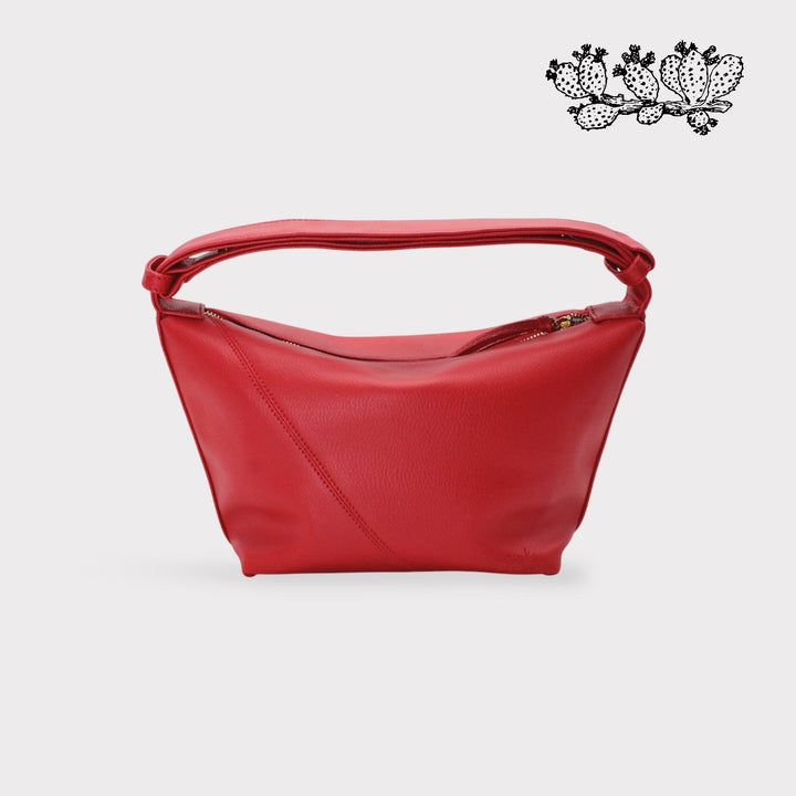 Evy SOOK - Borsa vegana a base di cactus e arancia - rosso