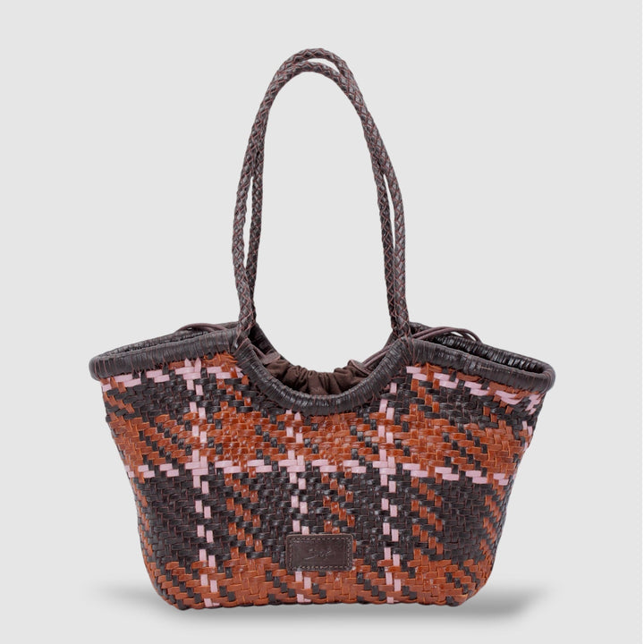 Francine SOOK - Borsa in pelle intrecciata a mano