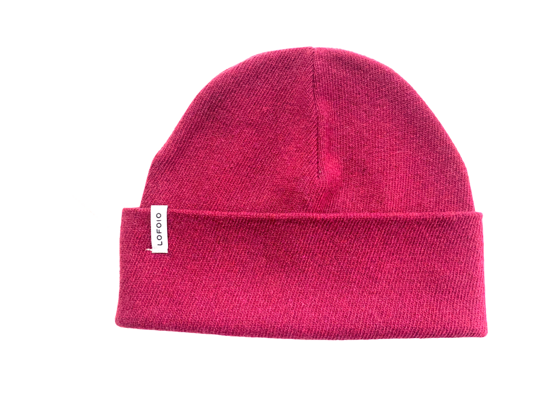 Cappello Datino in cashmere rigenerato - Magenta