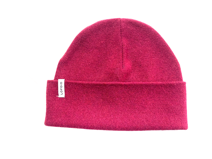 Cappello Datino in cashmere rigenerato - Magenta