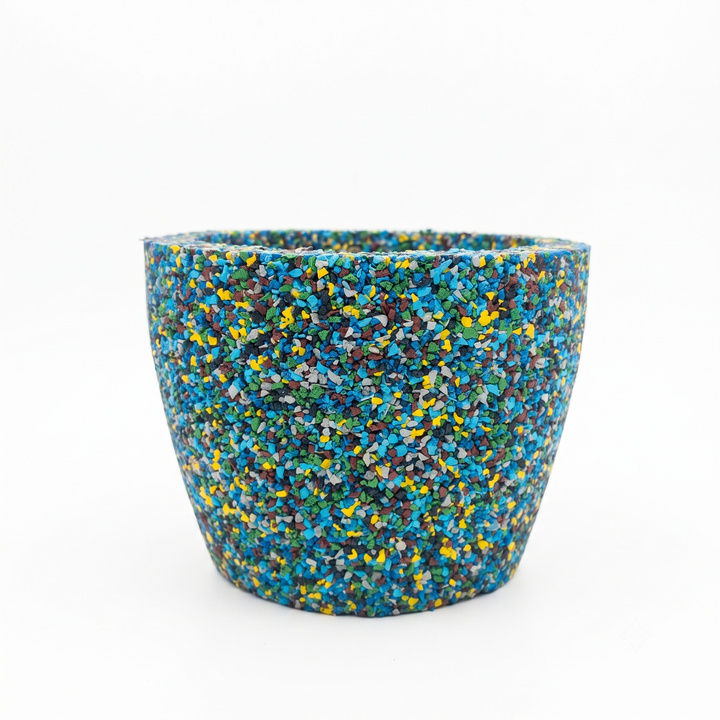 Vaso conico in gomma riciclata da pneumatici