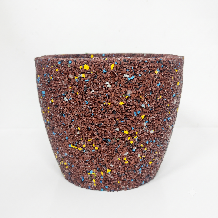 Vaso conico in gomma riciclata da pneumatici