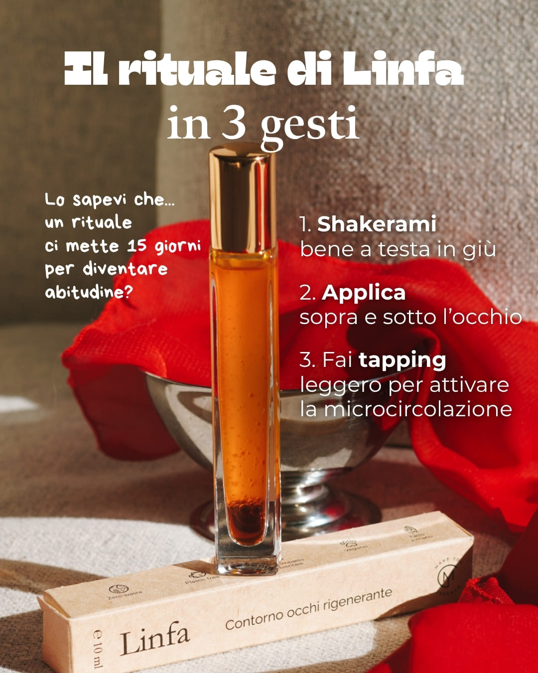 Contorno occhi rigenerante Linfa