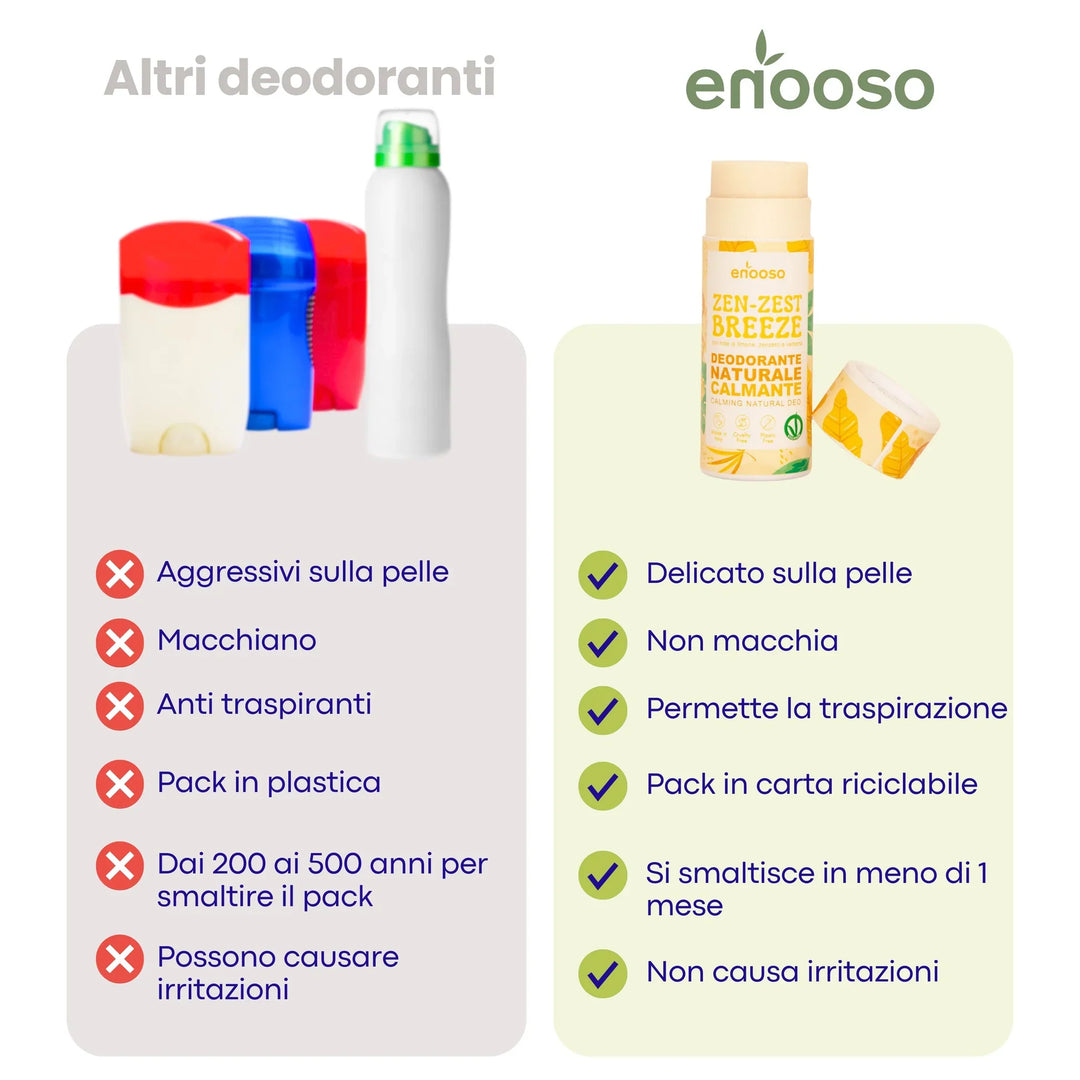 Deooso Discovery - Kit 5+1 Deodoranti Solidi