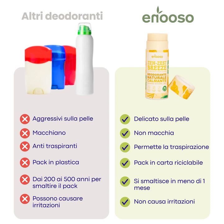 Deooso Discovery - Kit 5+1 Deodoranti Solidi