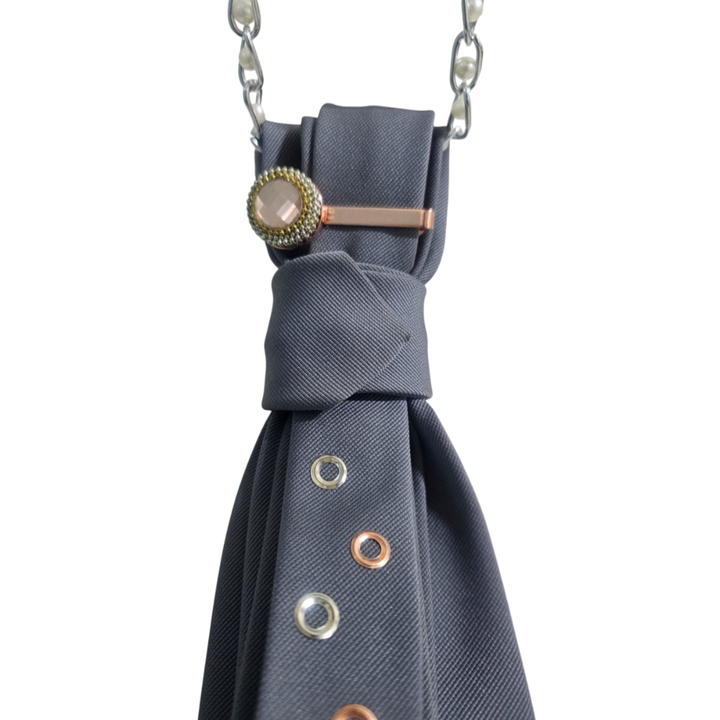 N.4 Cravatta Gioiello Rebel Grey